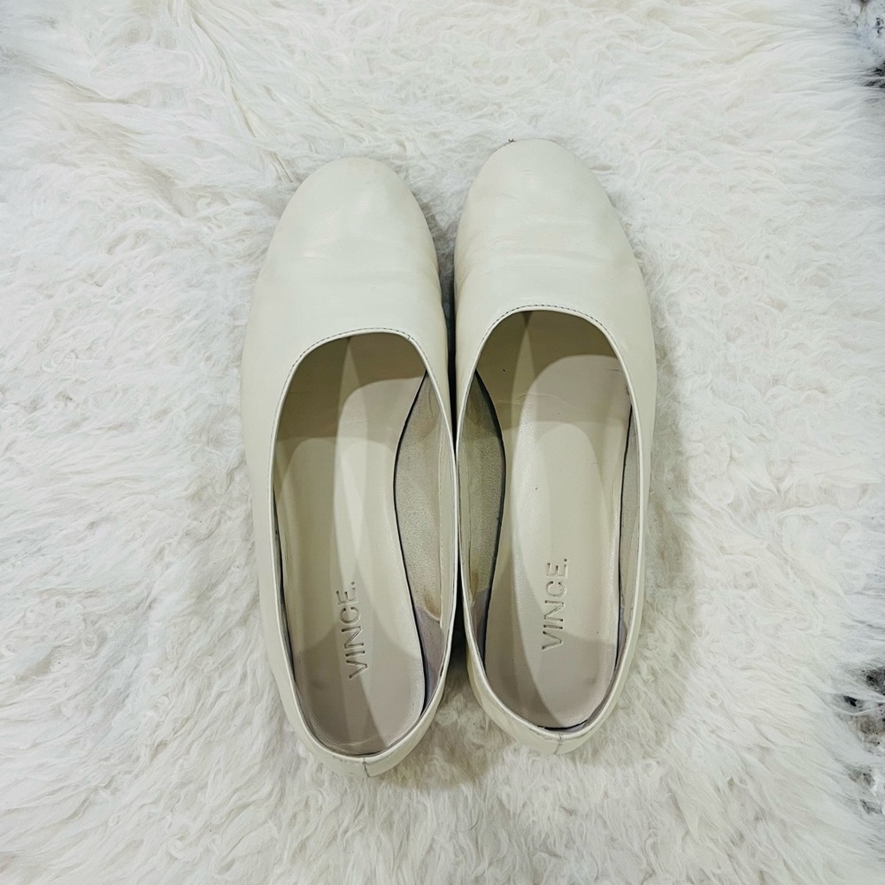 Vince Super Soft Cream Flats